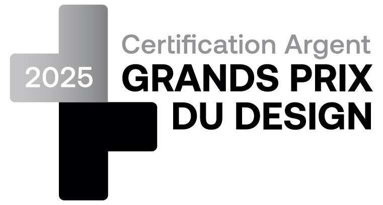 Logo grand prix design argent